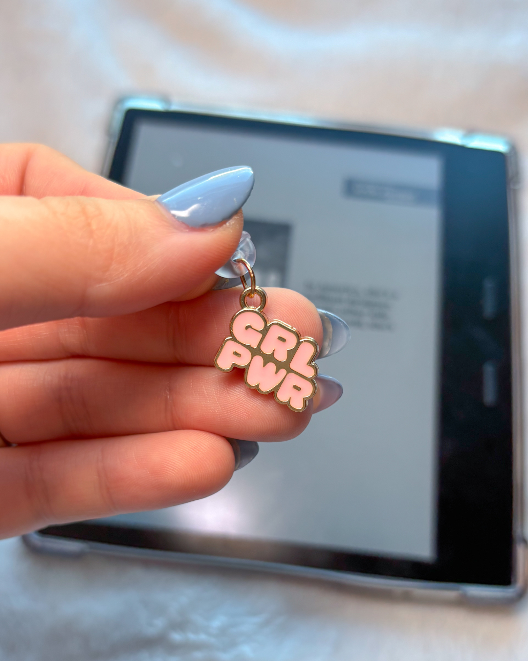 GRL PWR kindle charm