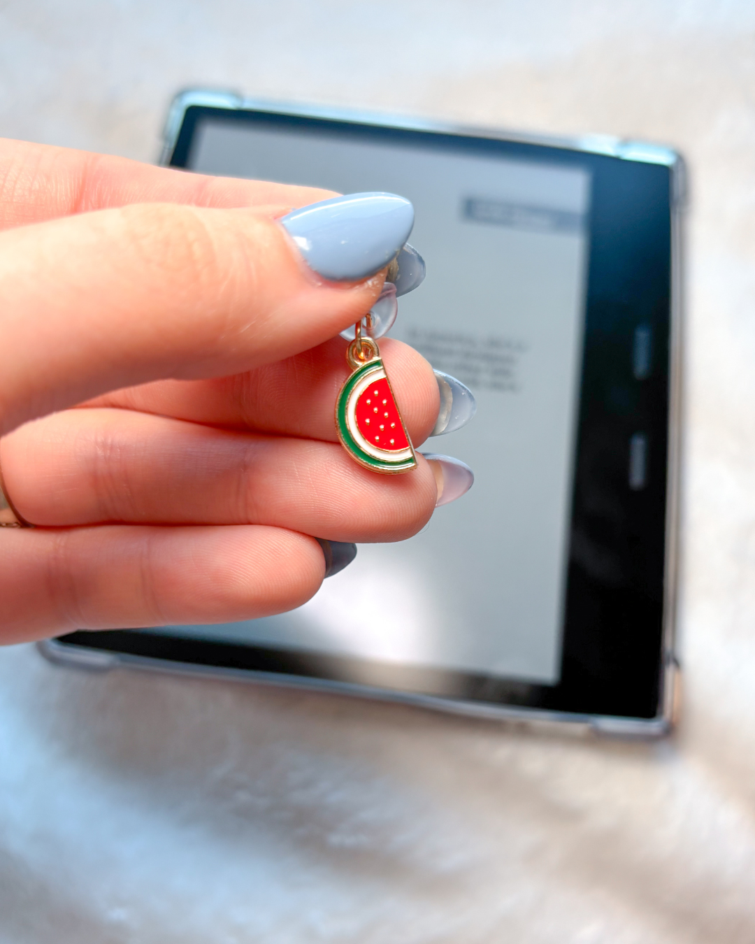 Small Watermelon kindle charm