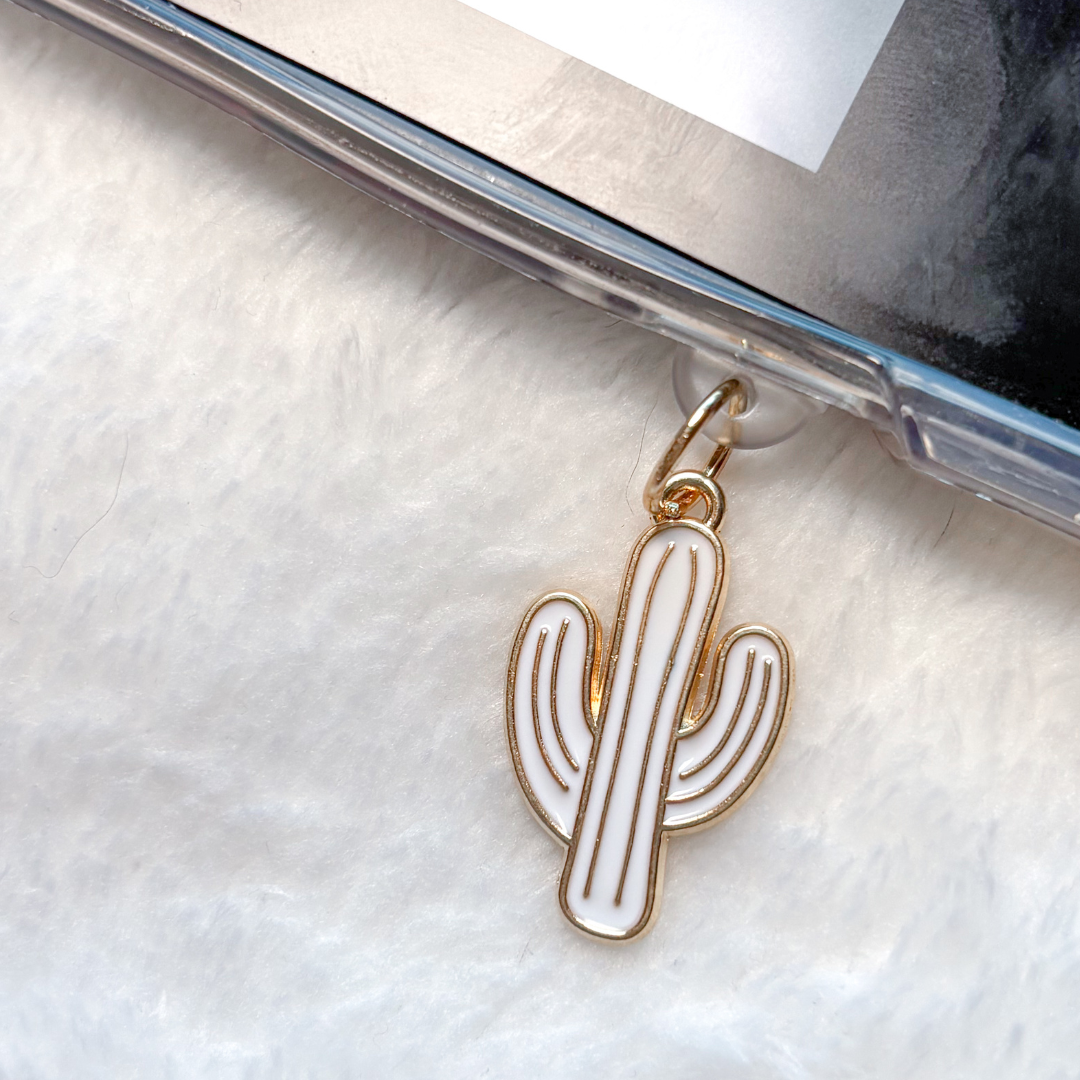 Cactus kindle charm