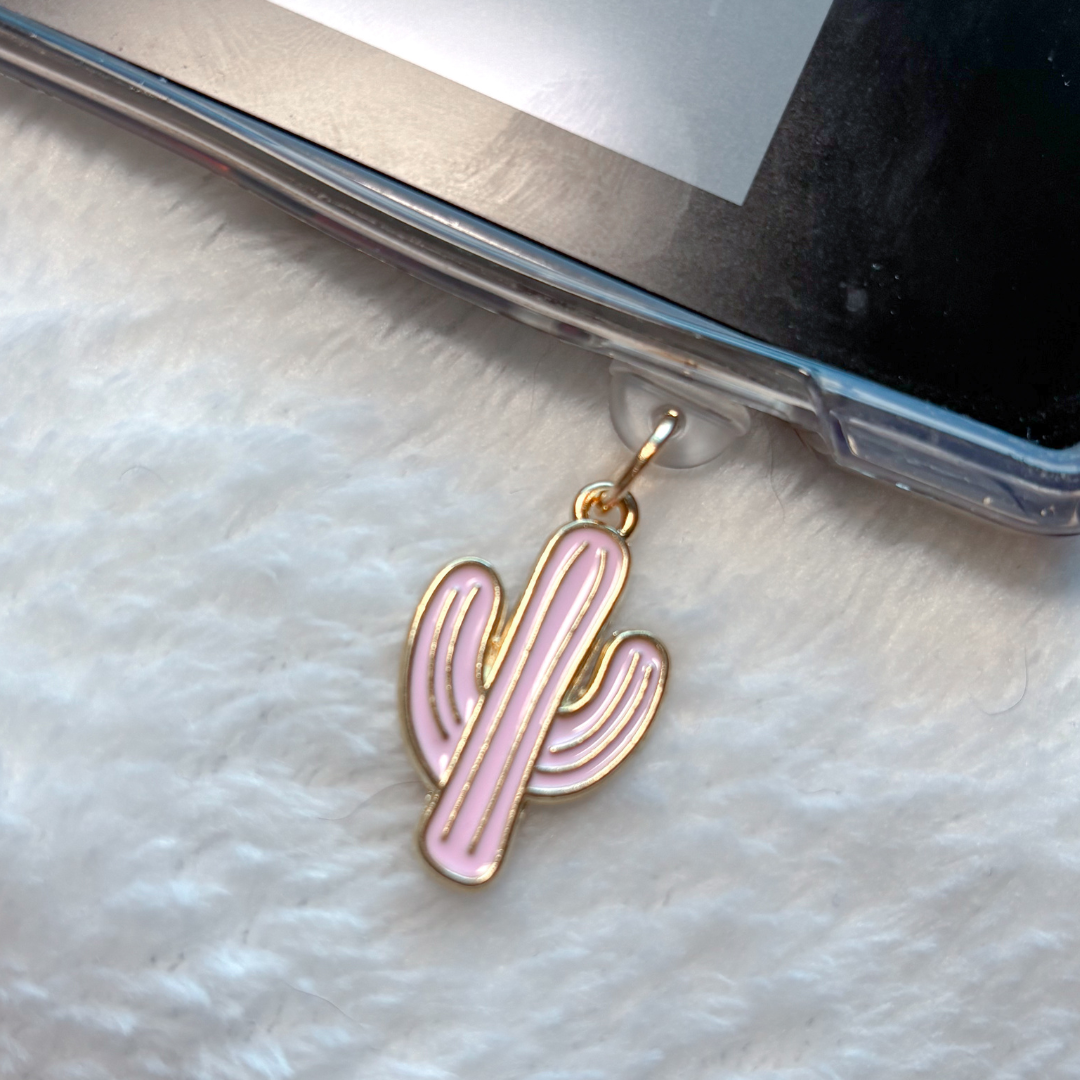 Cactus kindle charm