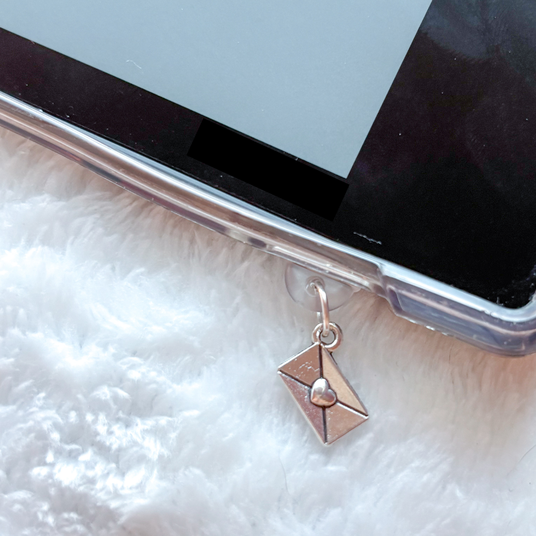 Silver Love Letter charm