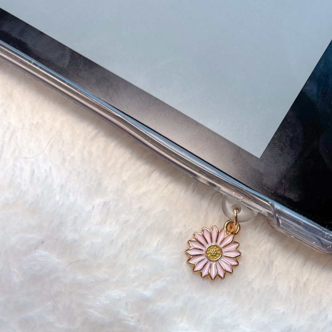 Small Flower Kindle Charm