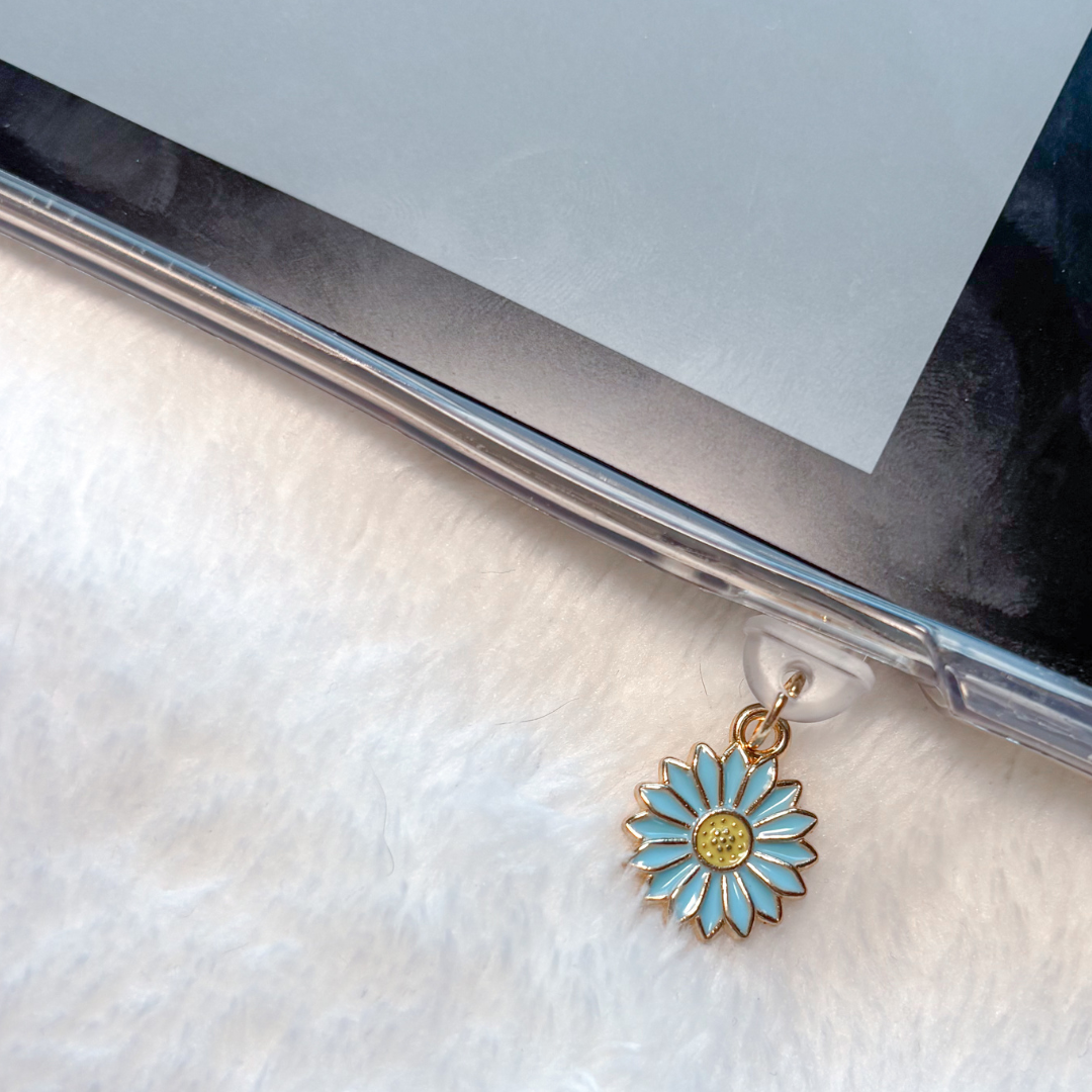 Small Flower Kindle Charm