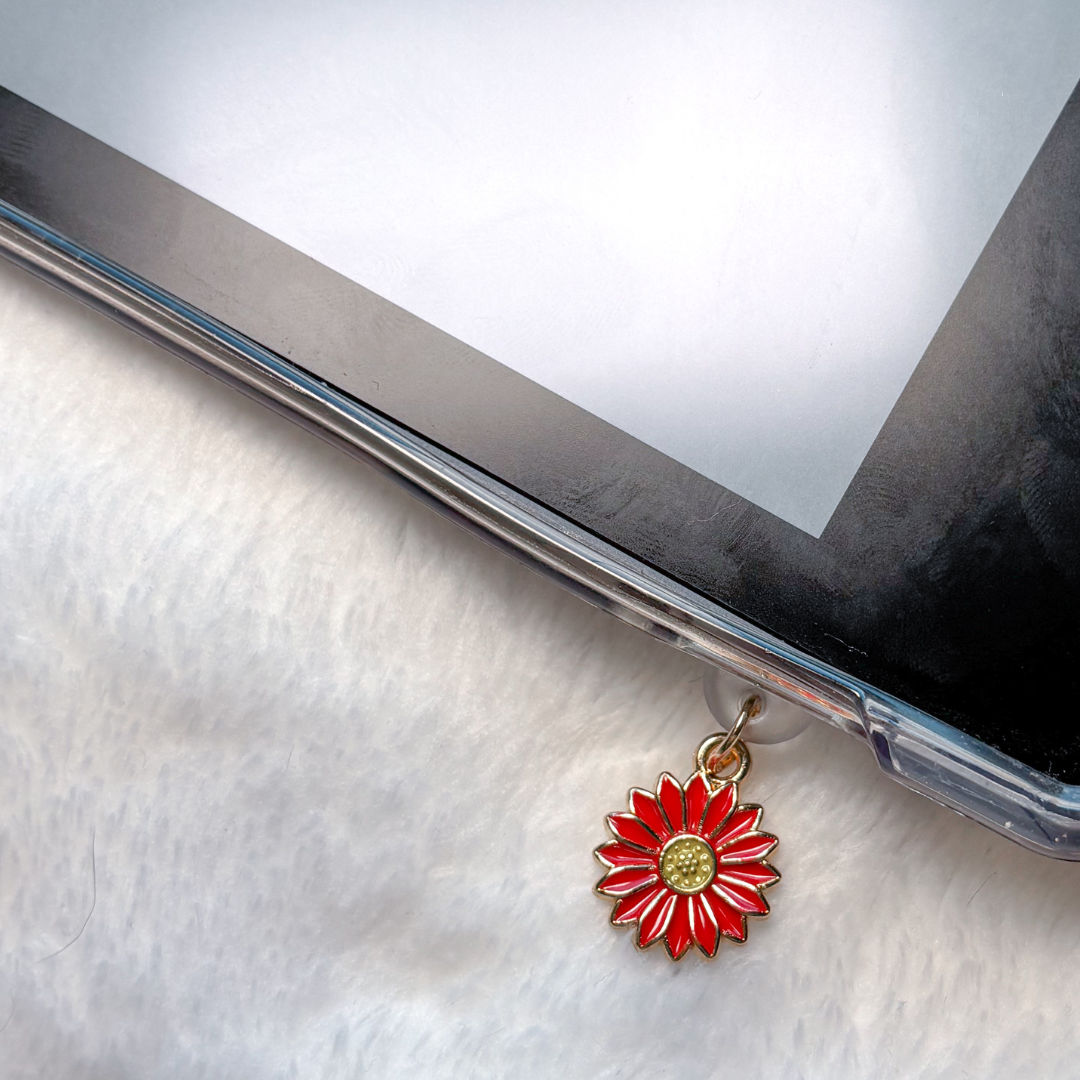 Small Flower Kindle Charm