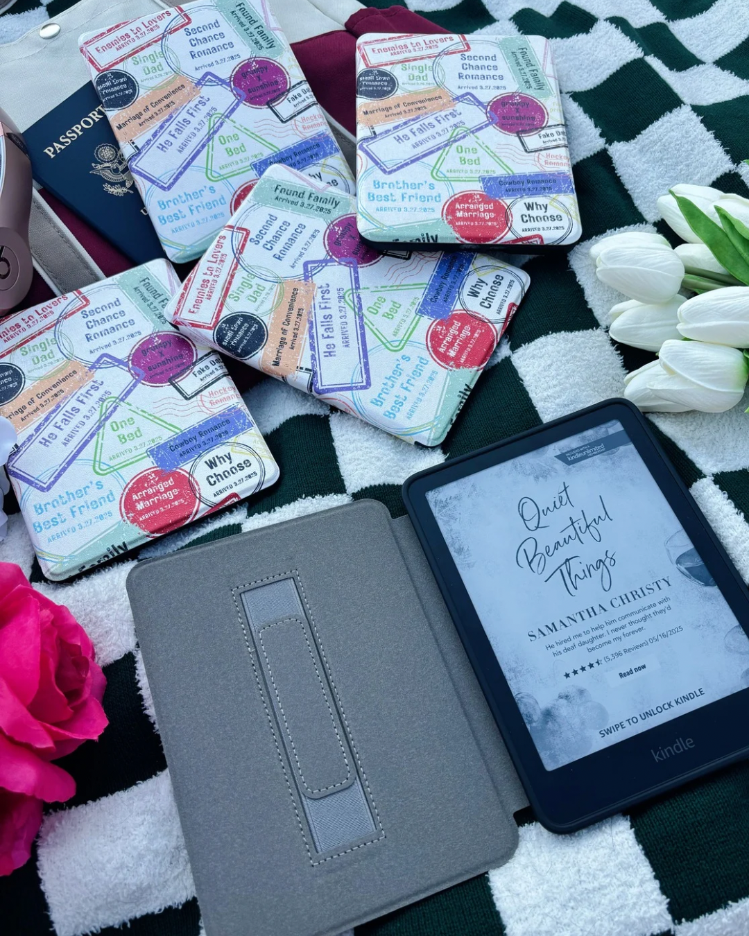 Book Trope Stamps Kindle Case