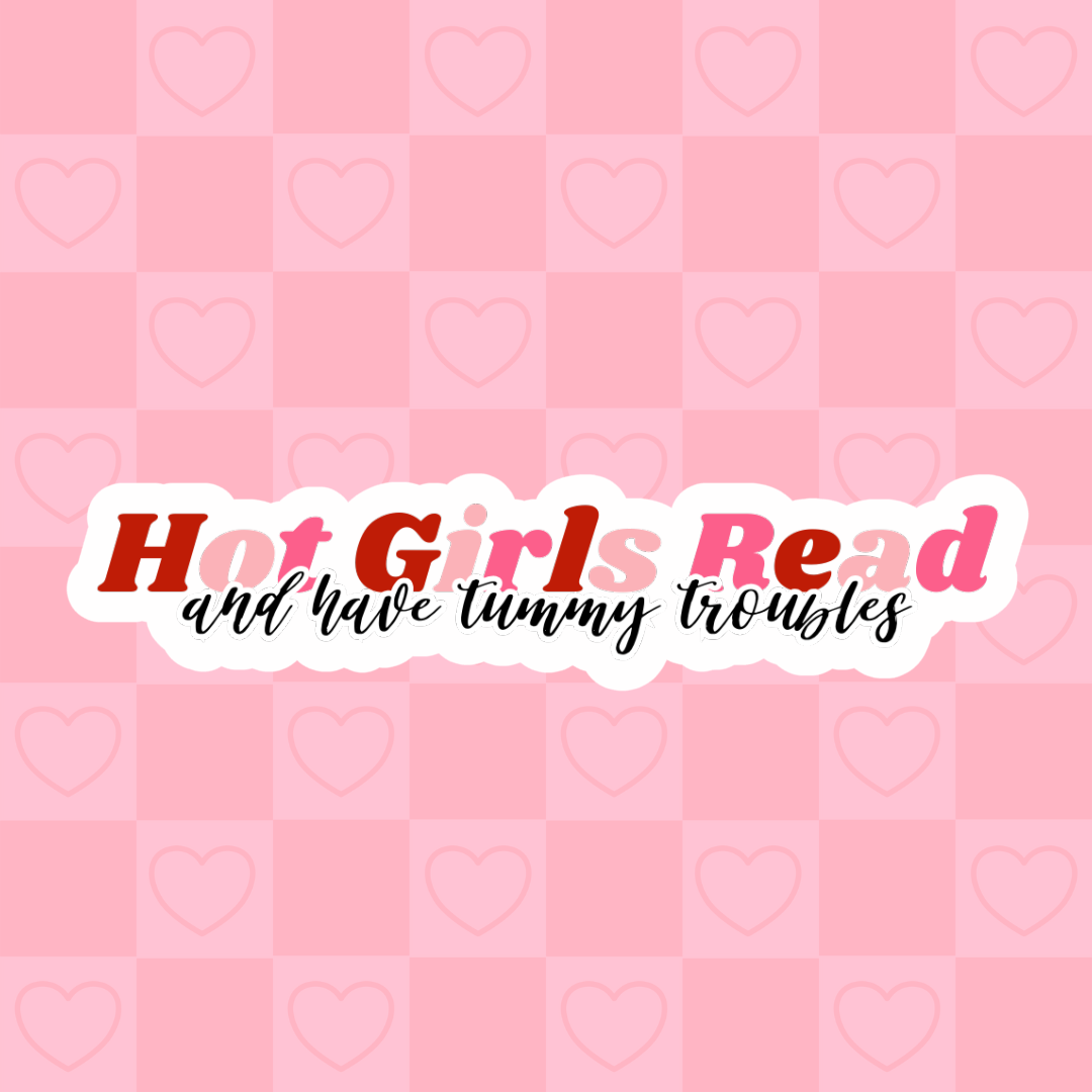 Hot Girls Read sticker