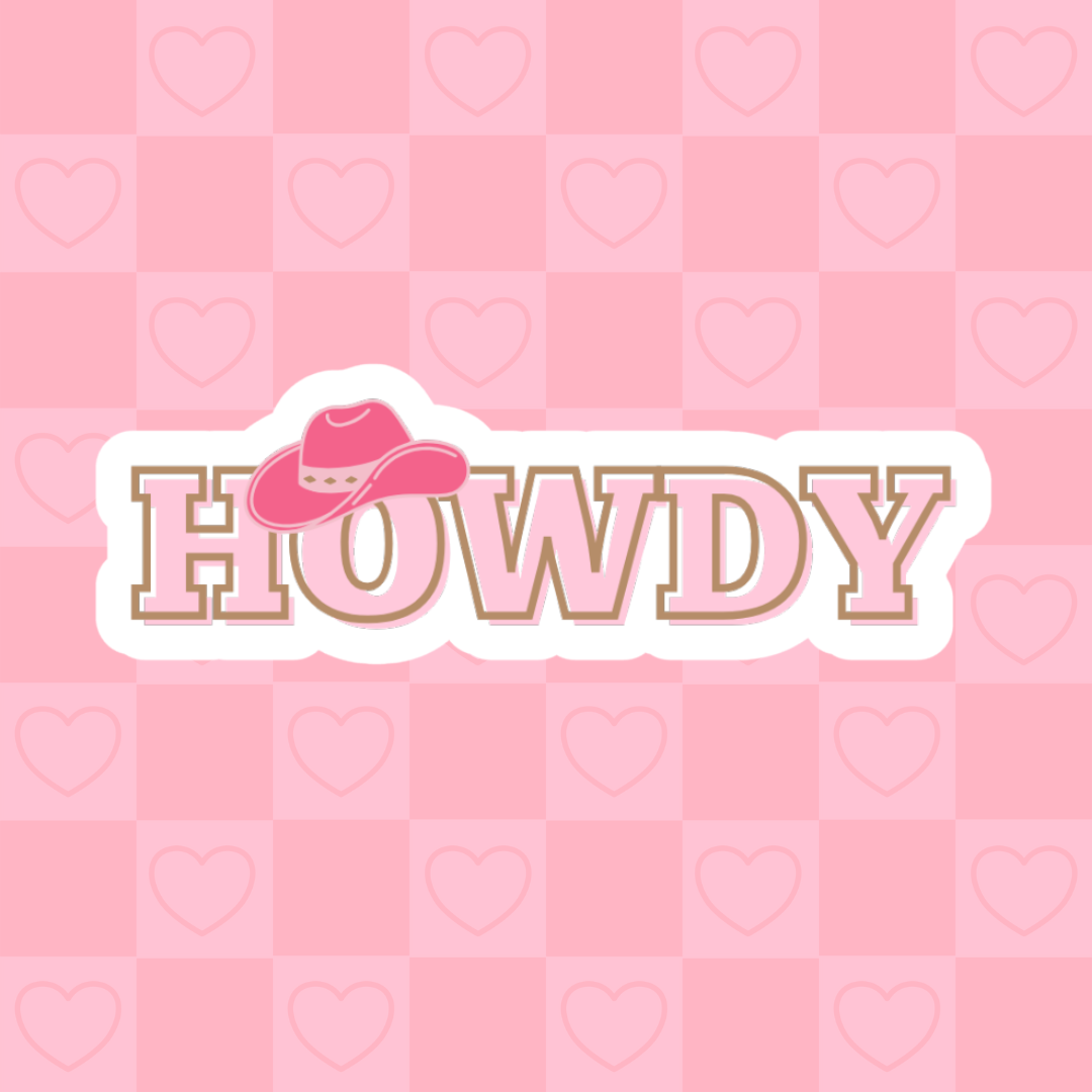 Howdy Sticker