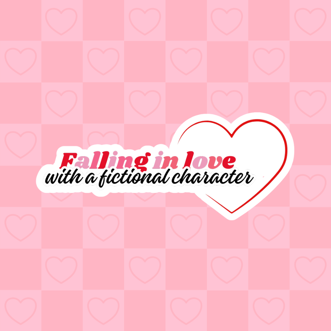 Falling in love with a fictional character sticker