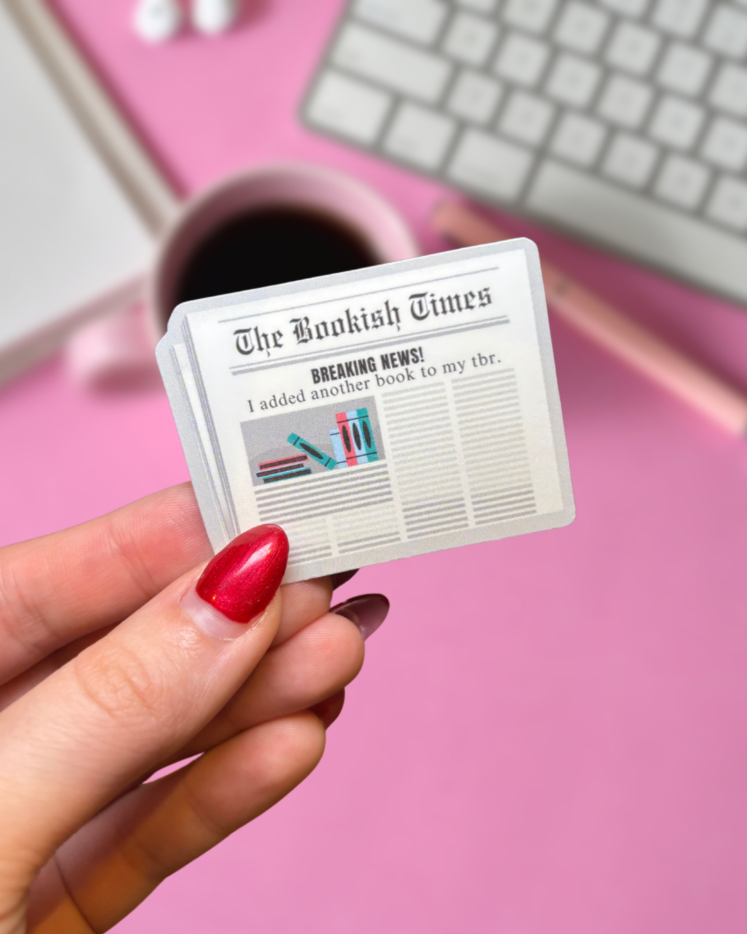 Bookish Times sticker