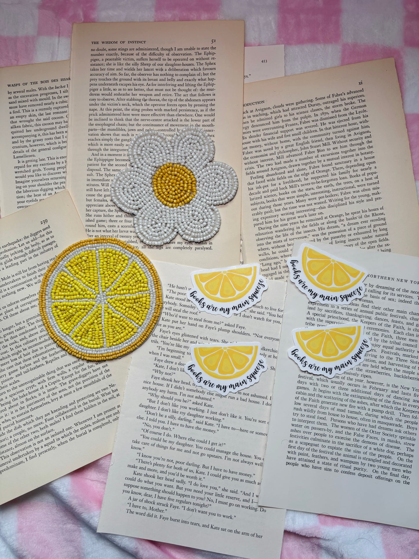 Books are my main squeeze sticker