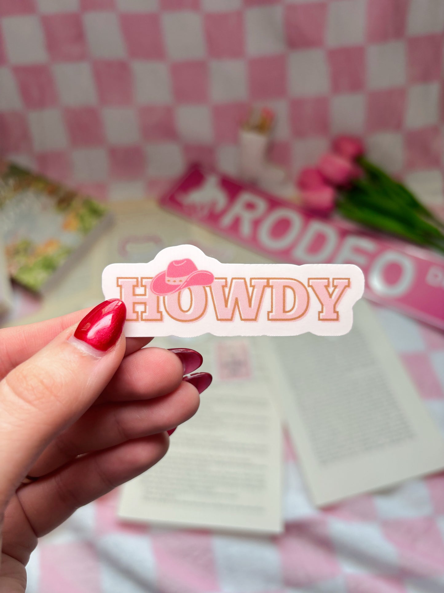 Howdy Sticker