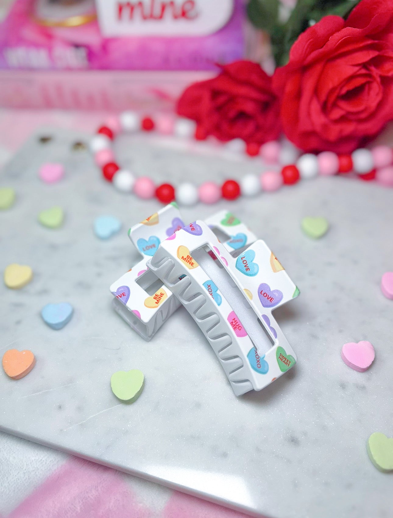 Valentine's Day Claw Clips