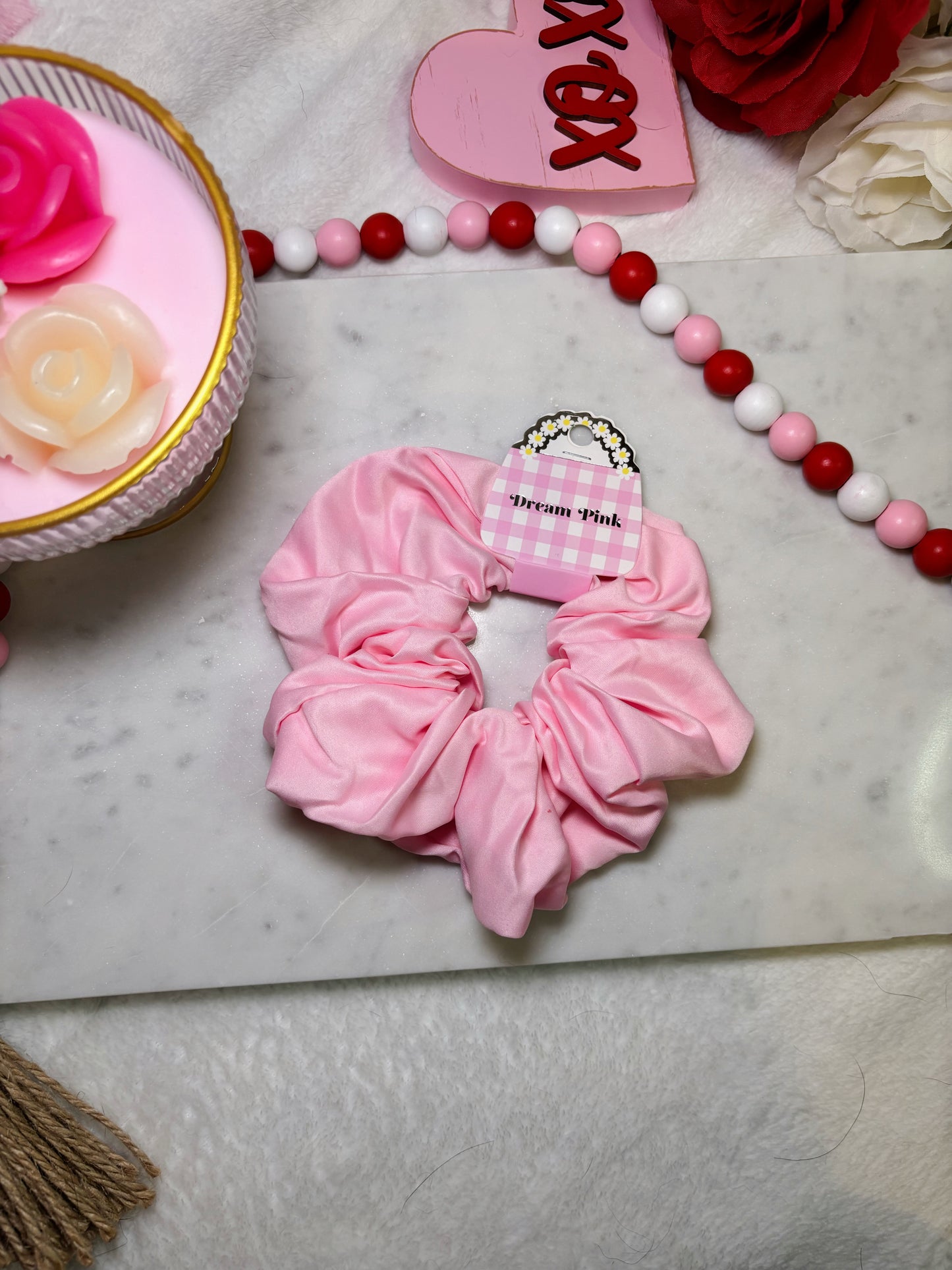 Pink Assorted Scrunchies