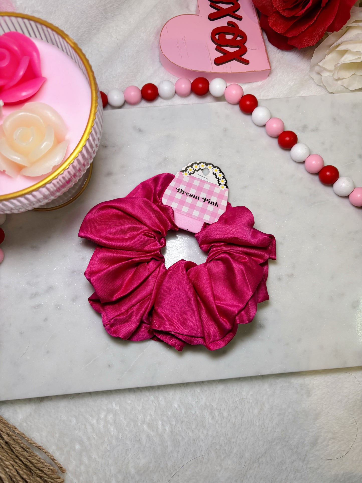 Pink Assorted Scrunchies