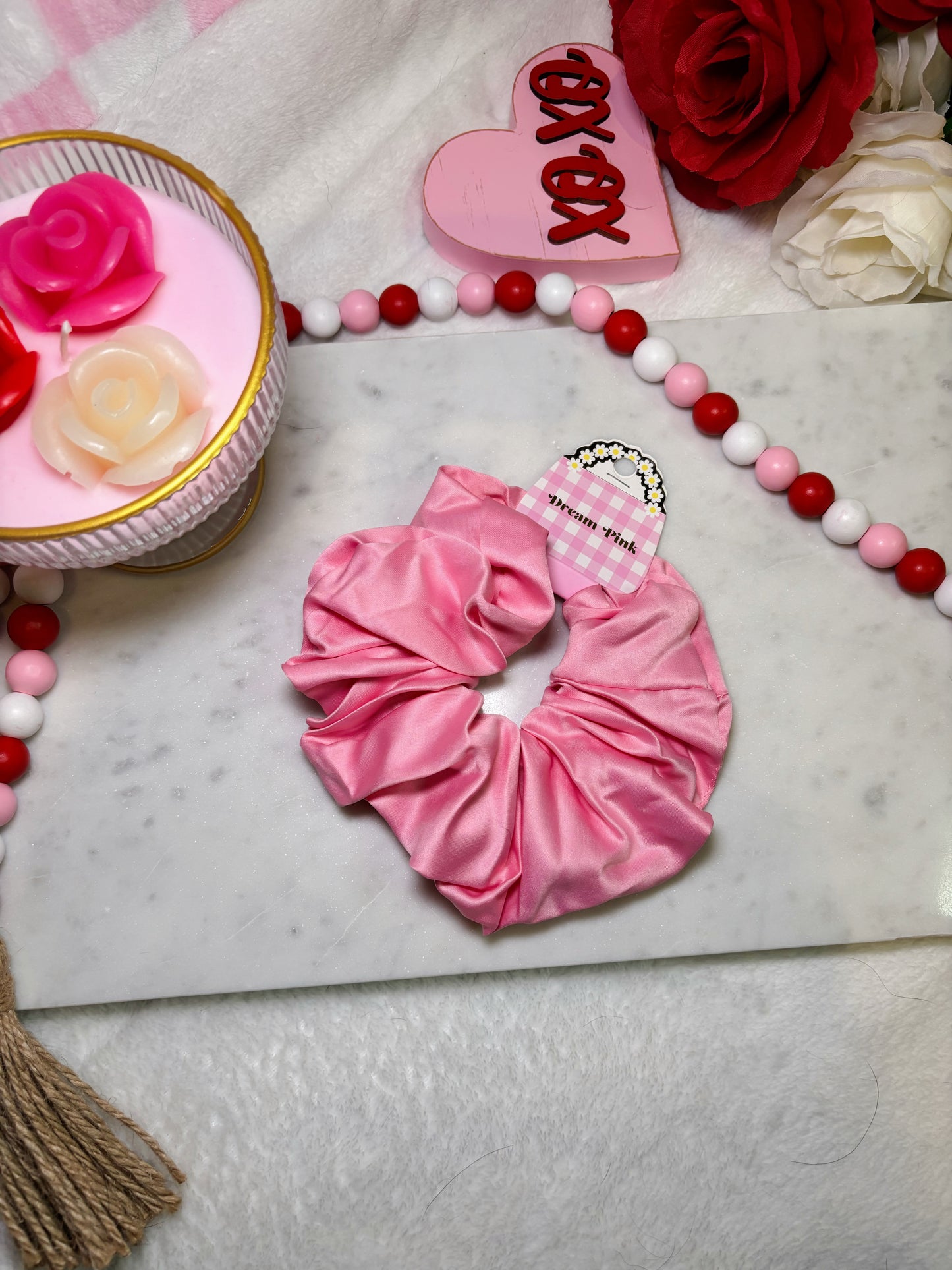 Pink Assorted Scrunchies