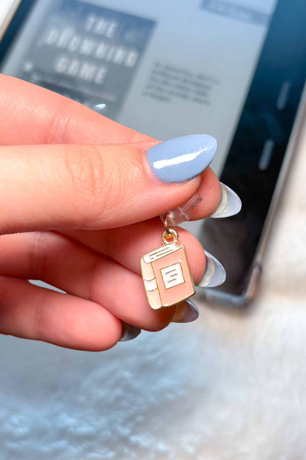 Pink Book kindle charm