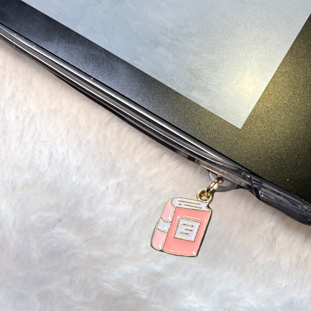 Pink Book kindle charm